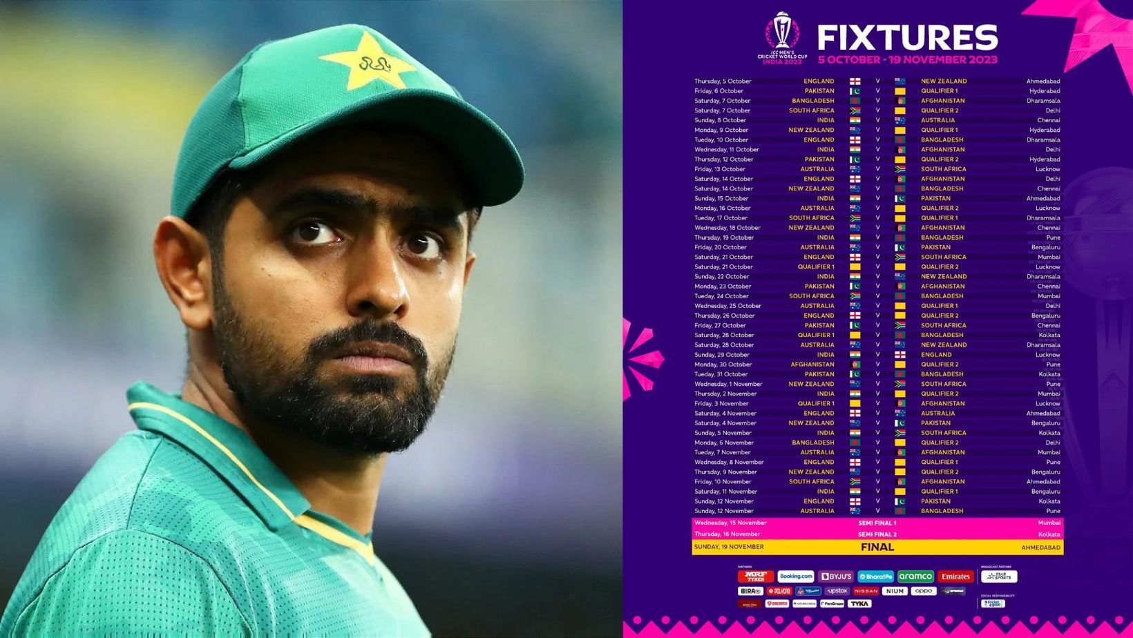 Pakistan will have an easy start but a difficult end to the 2023 World Cup group stage.
