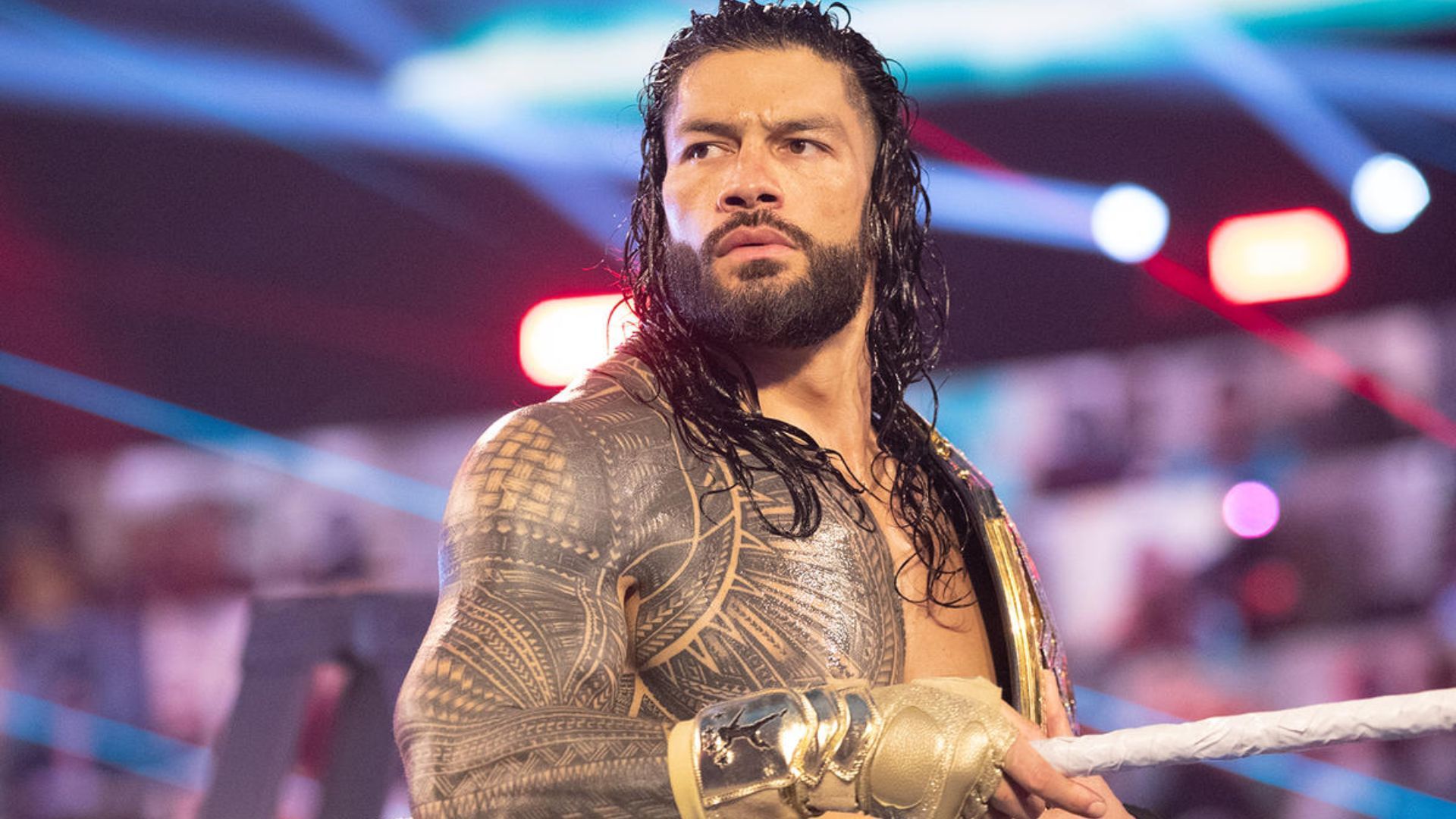 Roman Reigns inside the ring. Image Credits: wwe.com