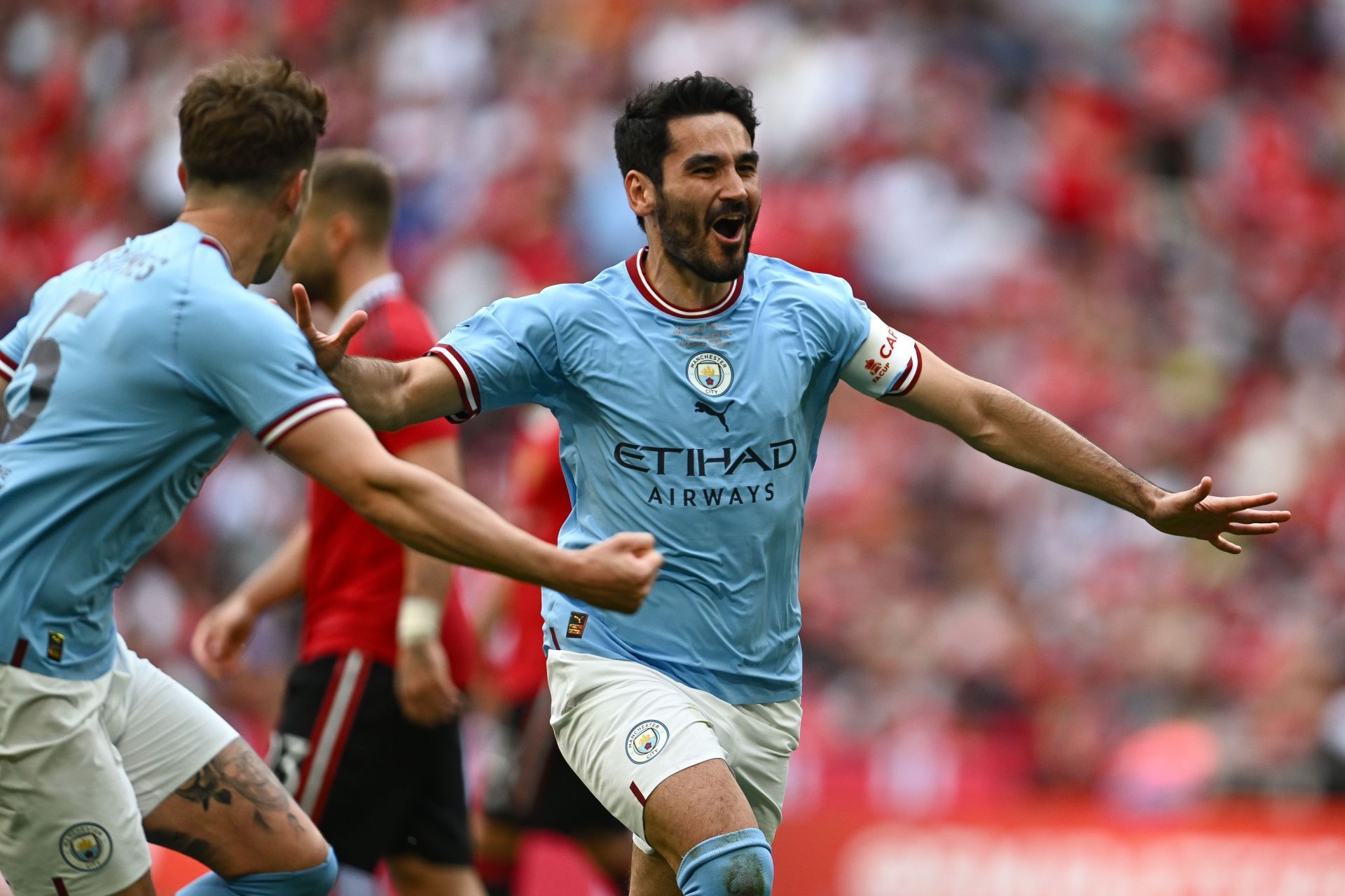 Gundogan arrives at Camp Nou as a treble winner.