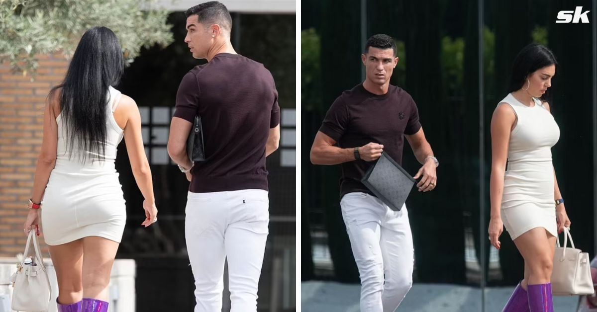 Cristiano Ronaldo was spotted in Madrid alongside Georgina Rodriguez