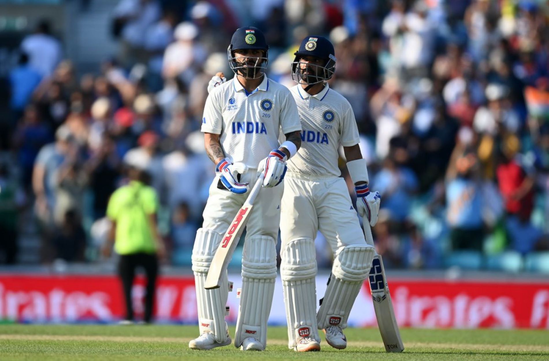 Virat Kohli and Ajinkya Rahane remained unbeaten at stumps on Day 4