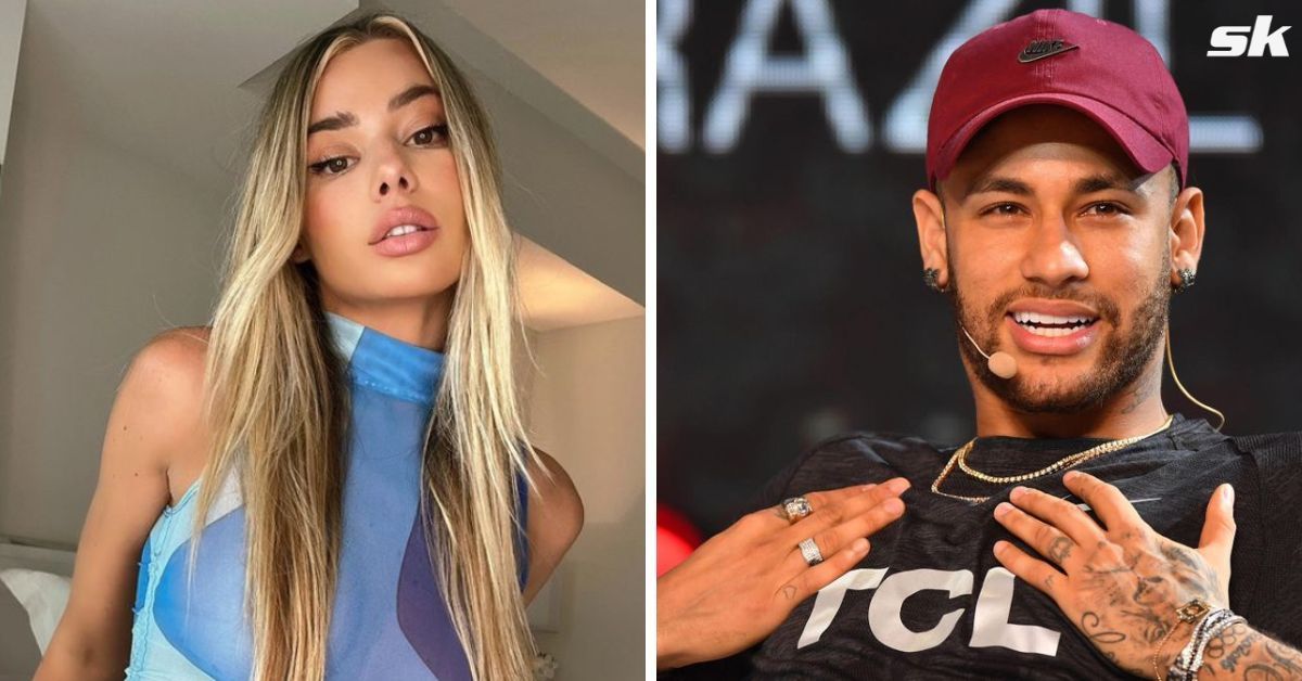 A model called out Neymar for messaging her despite being in a relationship