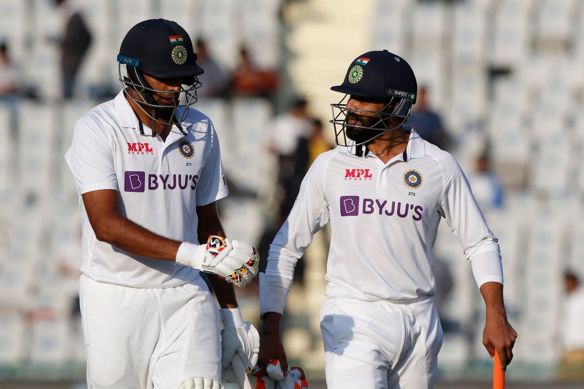 Ravichandran Ashwin and Ravindra Jadeja. (Credits: Twitter)