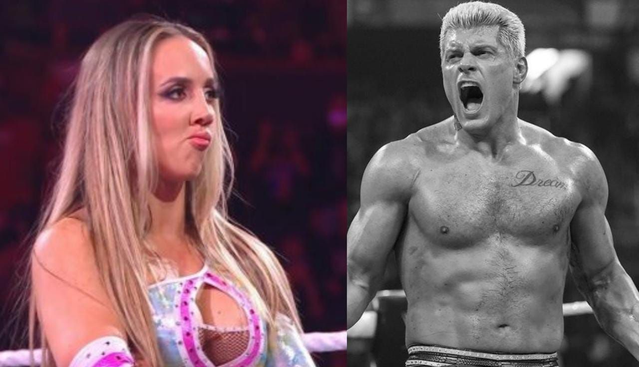 Chelsea Green (left) and Cody Rhodes (right)