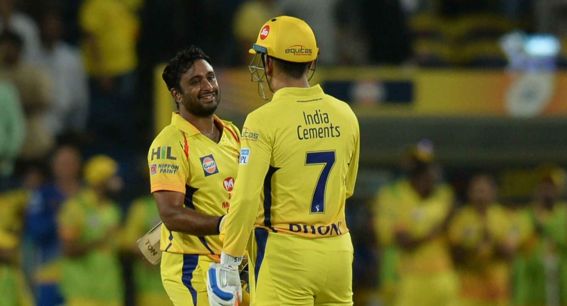 Rayudu has played for CSK under MS Dhoni since 2018