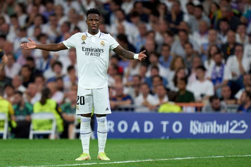 Real Madrid's Vinicius didn't get a mention from Giresse.