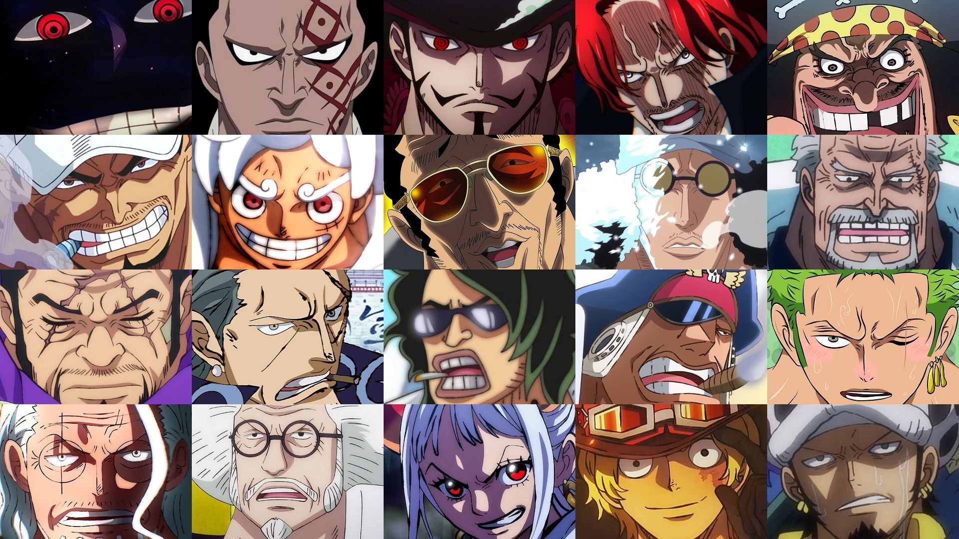 The 20 strongest characters active in the series as of One Piece 1086 (Image via Toei Animation, One Piece)