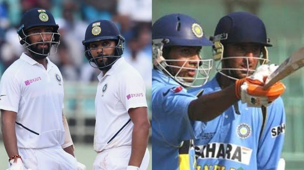 Then and Now - Rohit Sharma and Cheteshwar Pujara