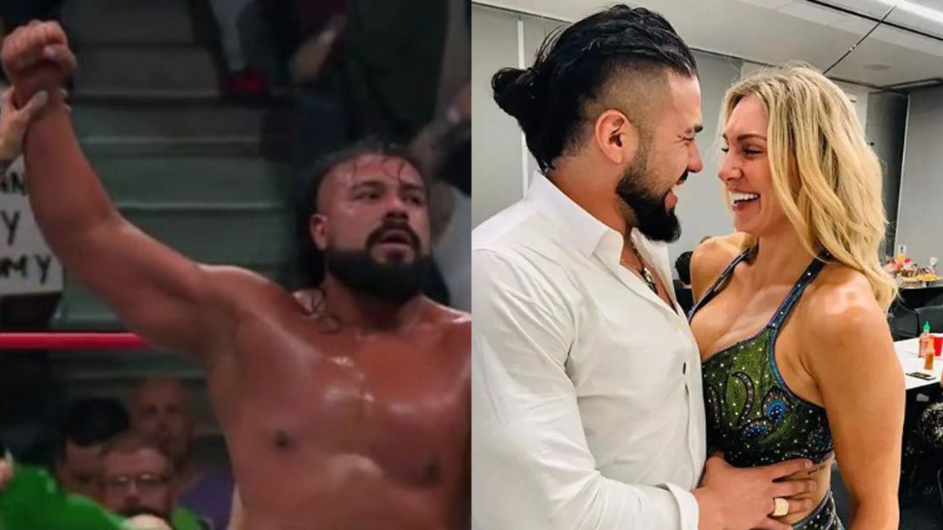 Andrade El Idolo and Charlotte Flair are married