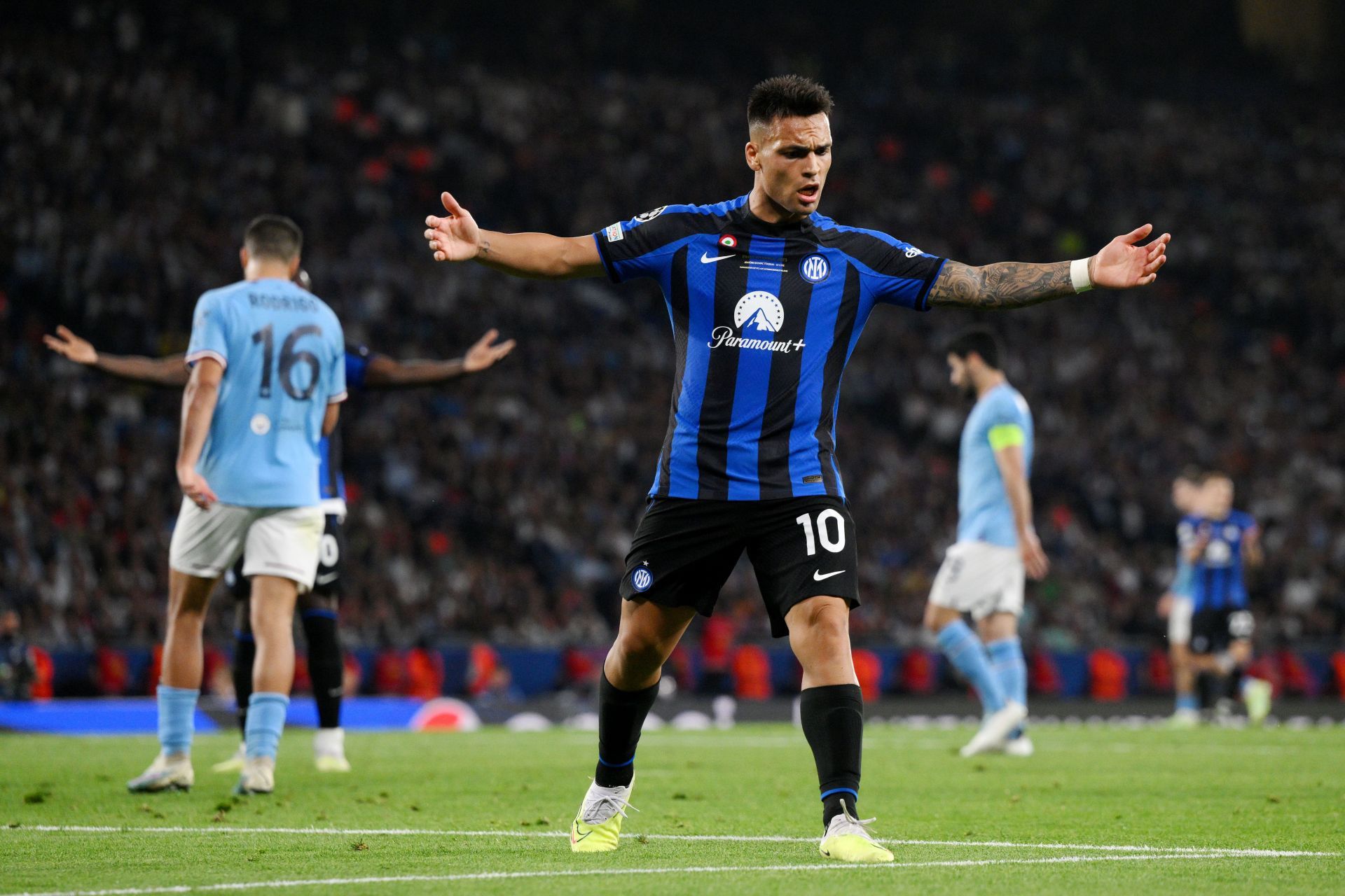 Lautaro Martinez has admirers at Old Trafford.