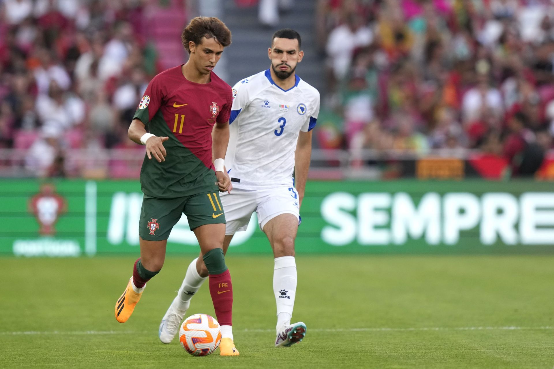 Joao Felix (left) is wanted at the Parc des Princes.