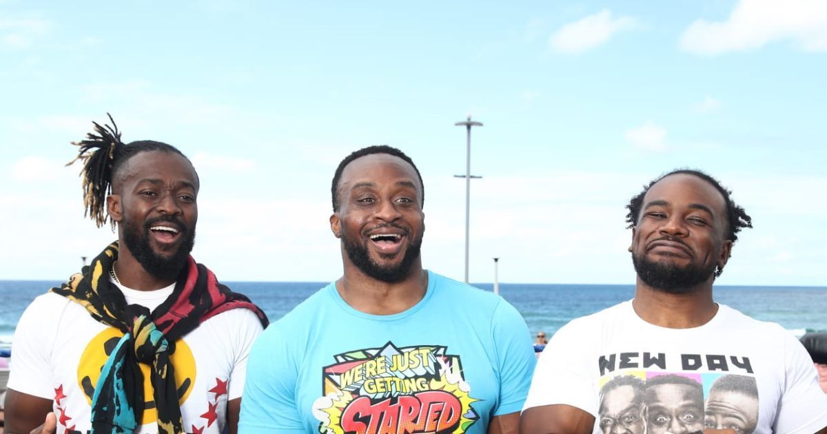 Kofi Kingston, Big E, and Xavier Woods.