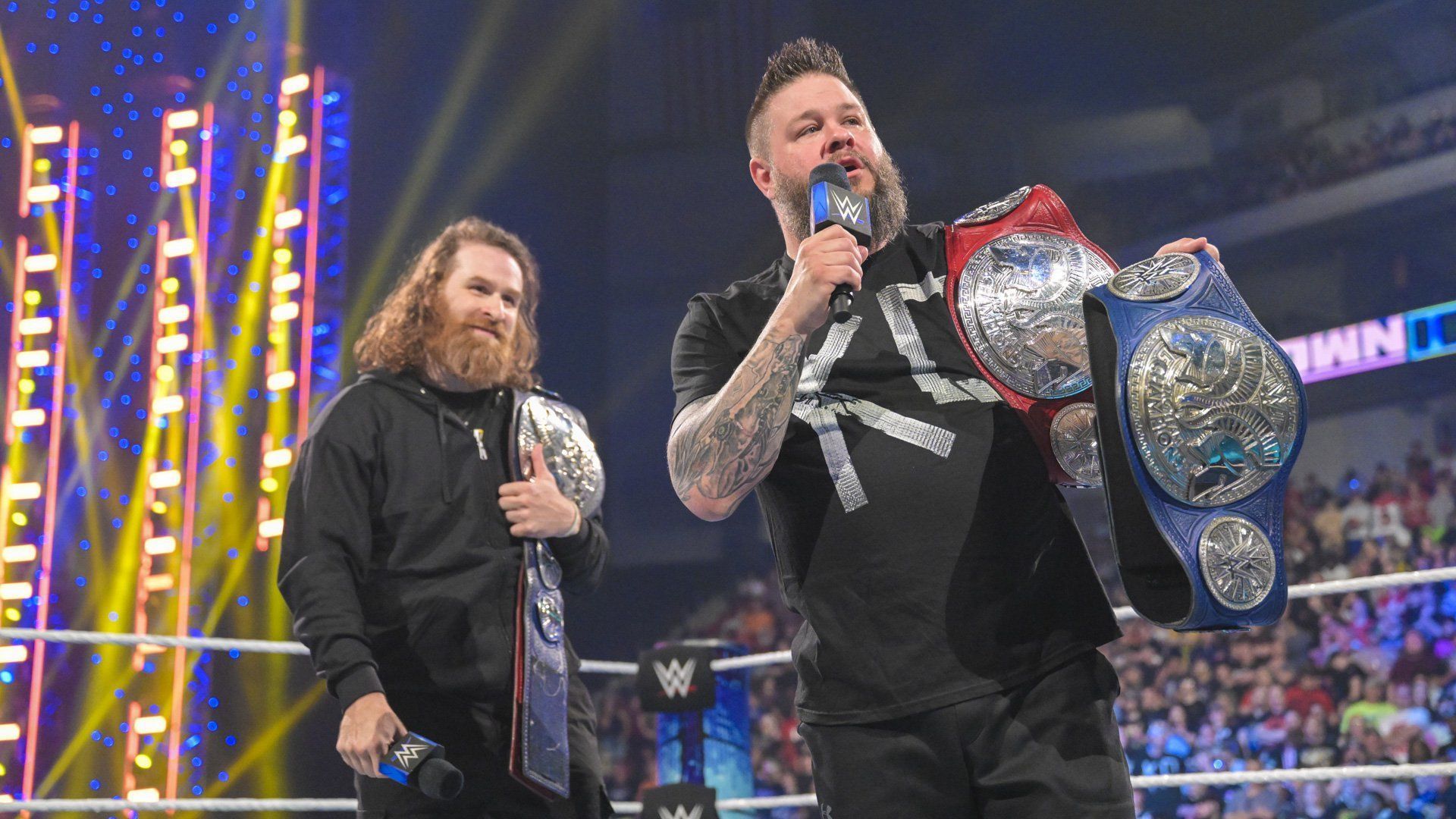 Undisputed WWE Tag Team Champions Kevin Owens &amp; Sami Zayn  