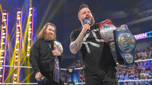 Undisputed WWE Tag Team Champions Kevin Owens & Sami Zayn  