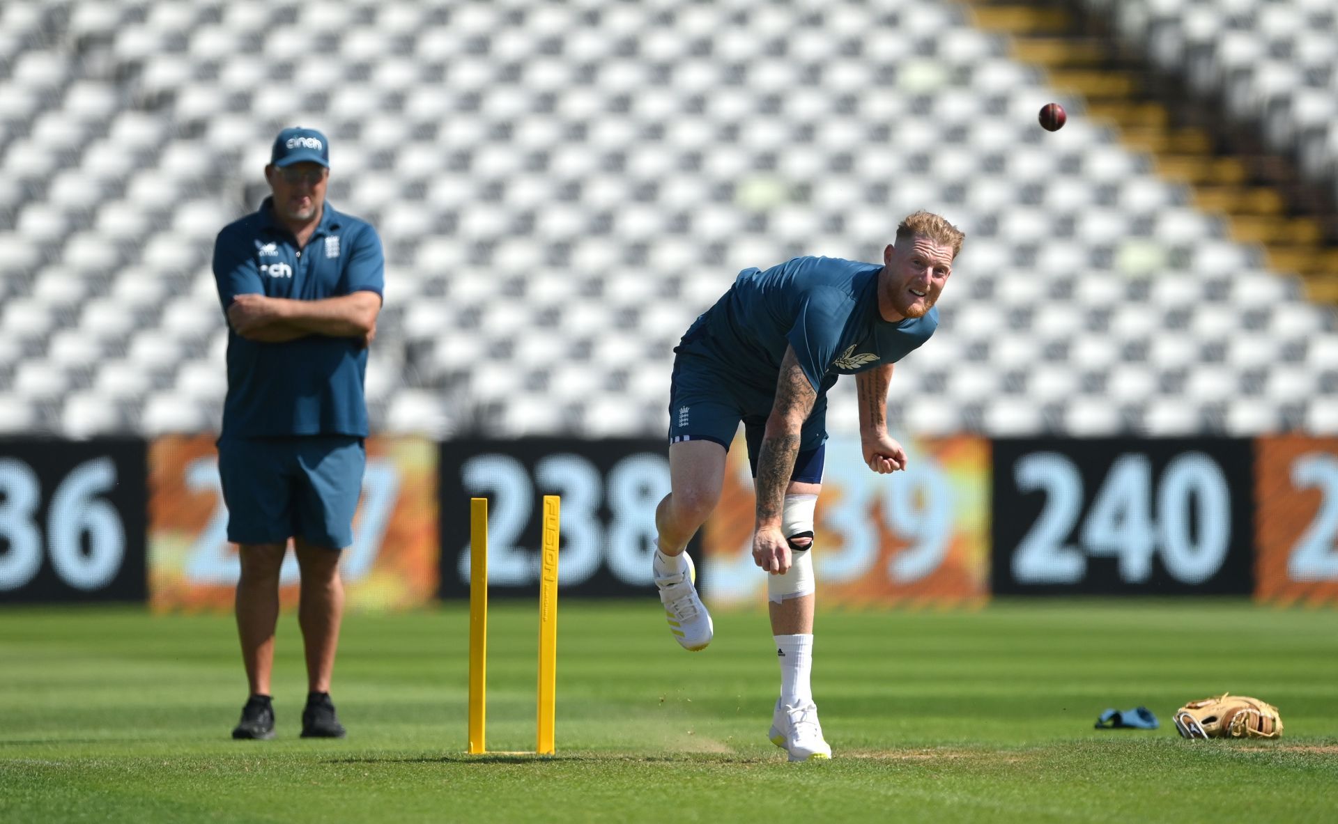 Ben Stokes bowling (Credits: Getty)
