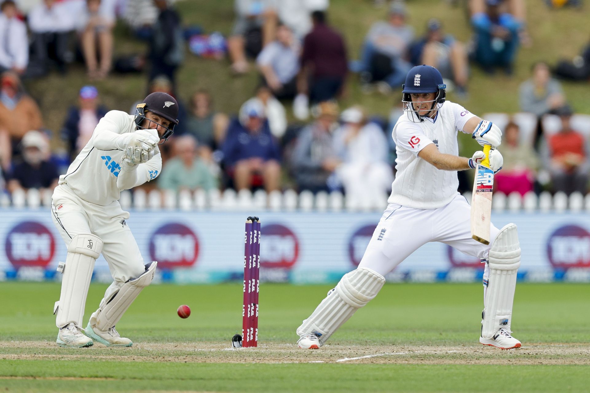 The England batter&rsquo;s heroics in Wellington went in vain. (Pic: Getty Images)