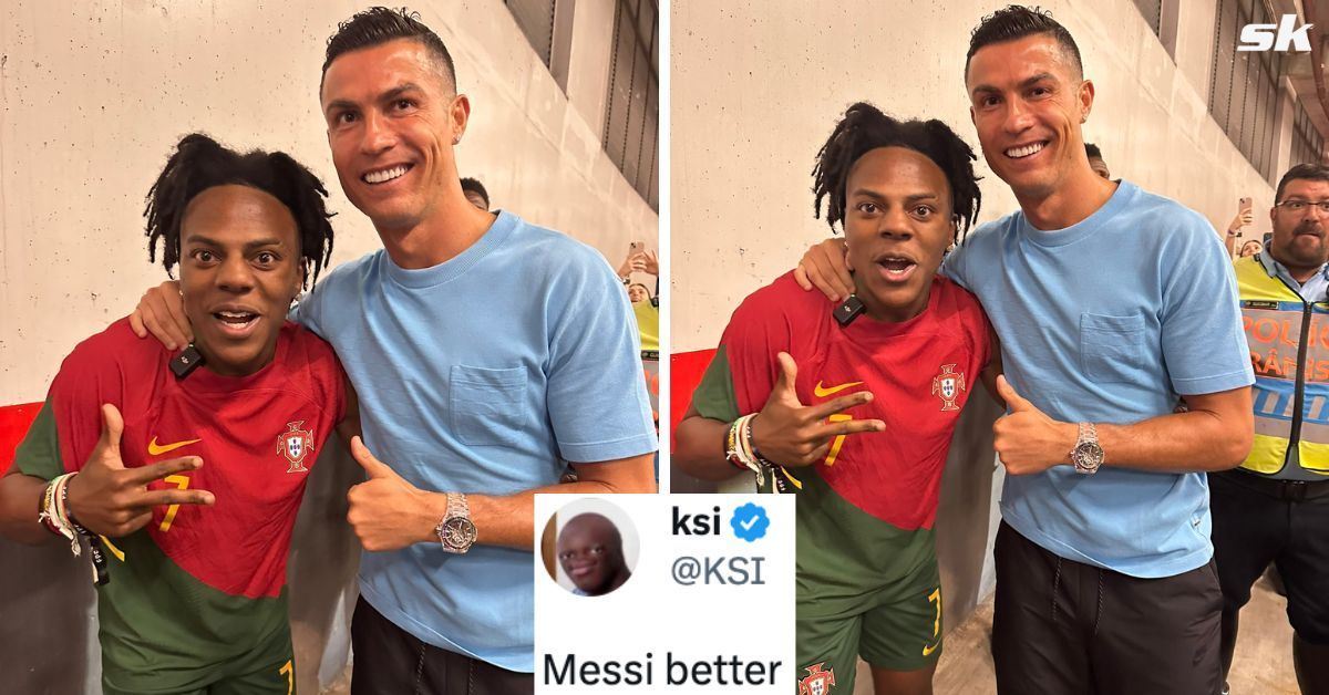 KSI claims Lionel Messi is better than Speed