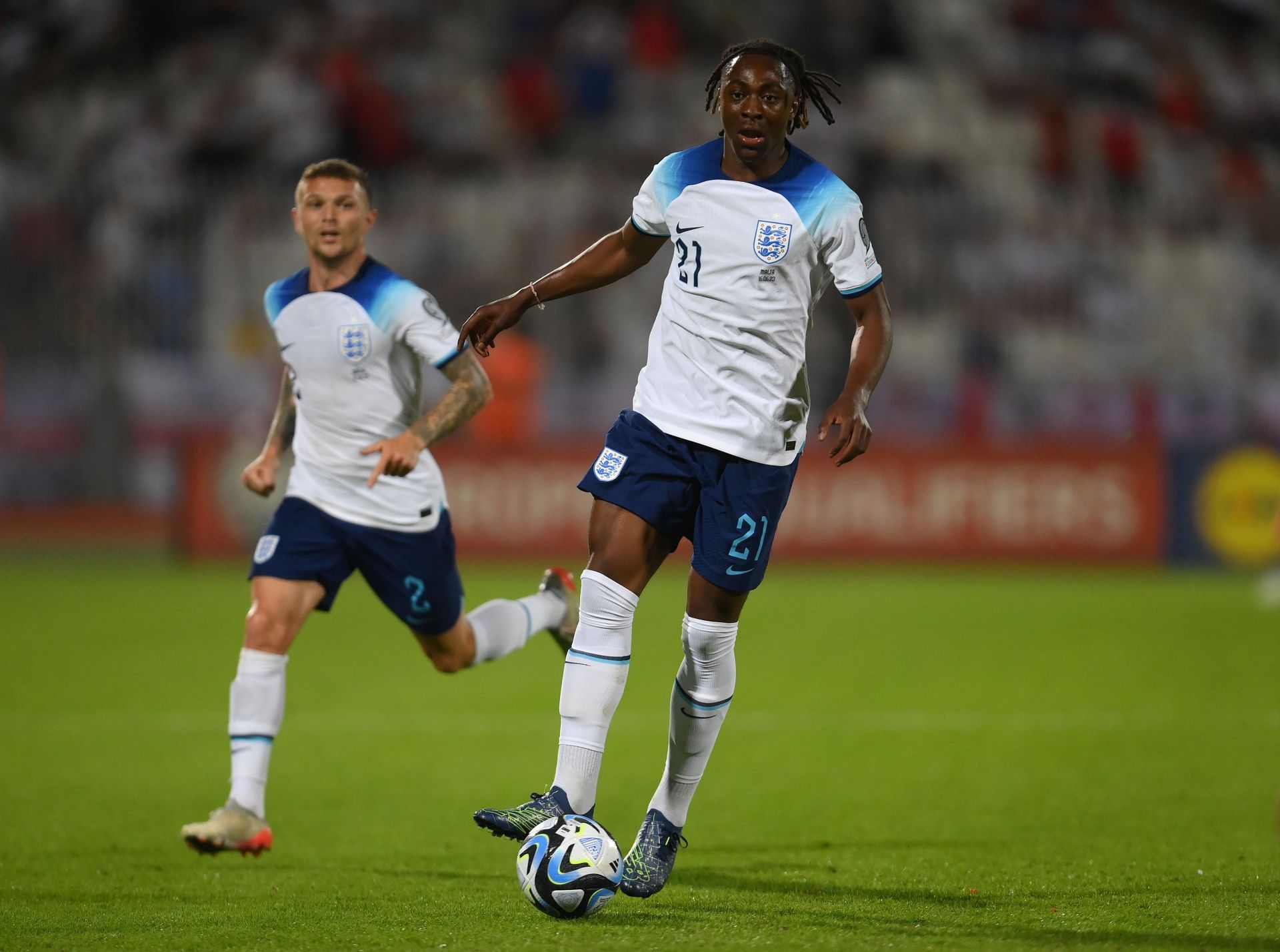 The Manchester United target made his England debut against Malta.