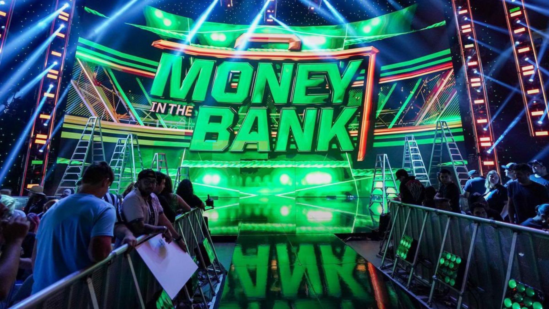 Money in the Bank arena. Image Credits: Twitter