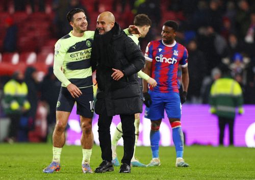 Guardiola praises the English winger..