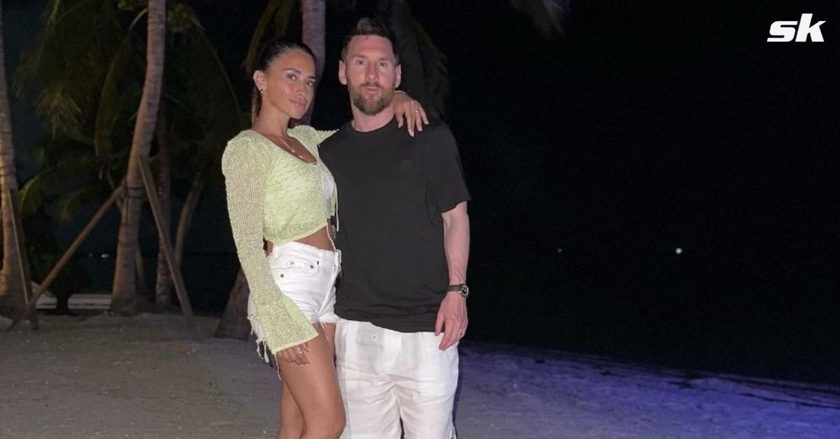 Lionel Messi is in the Bahamas on vacation