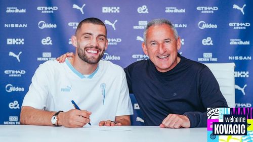 Kovacic claims to have joined the best team in the world (Image: Manchester City's website).