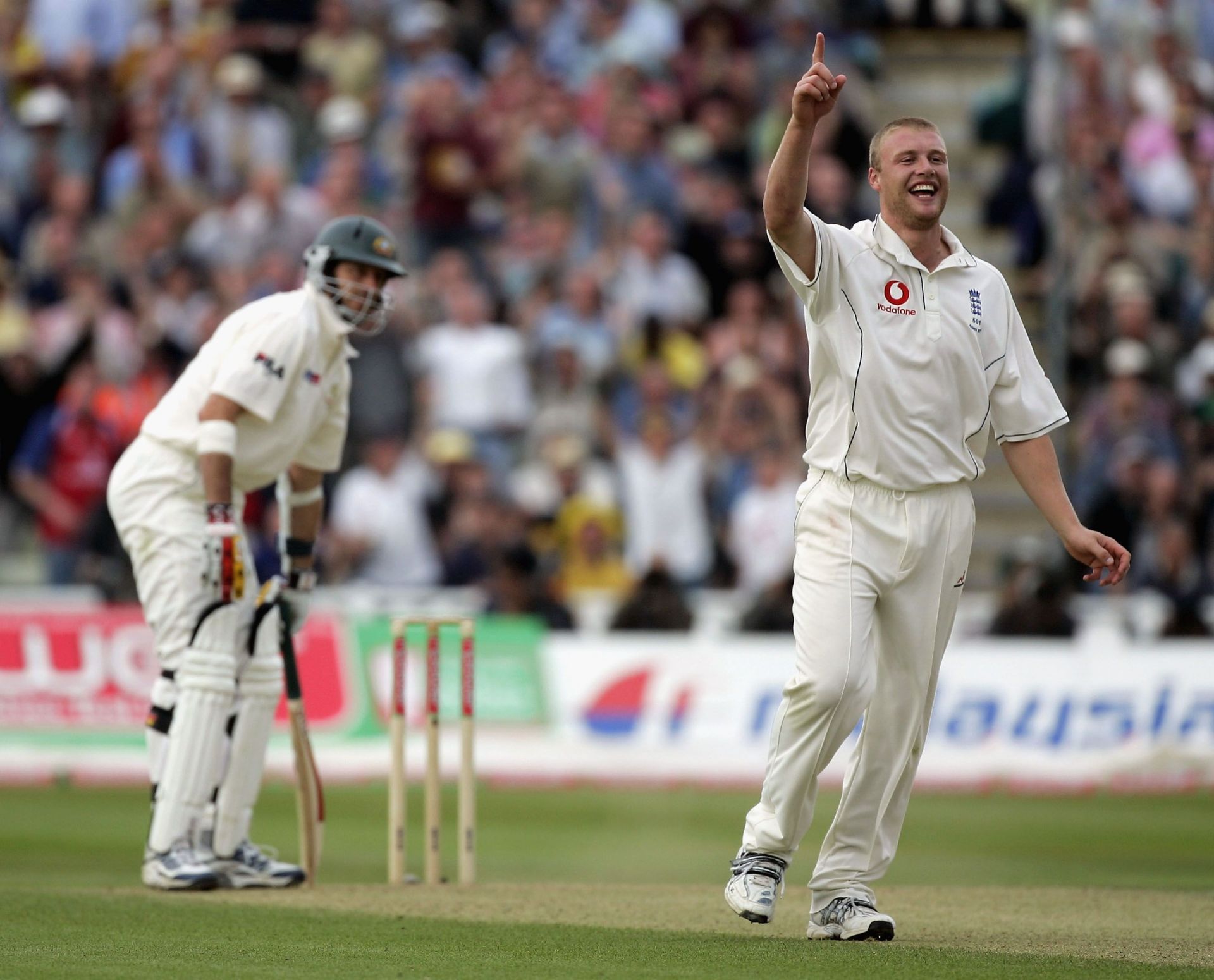 Andrew Flintoff was exceptional in the 2005 series. (Pic: Getty Images)