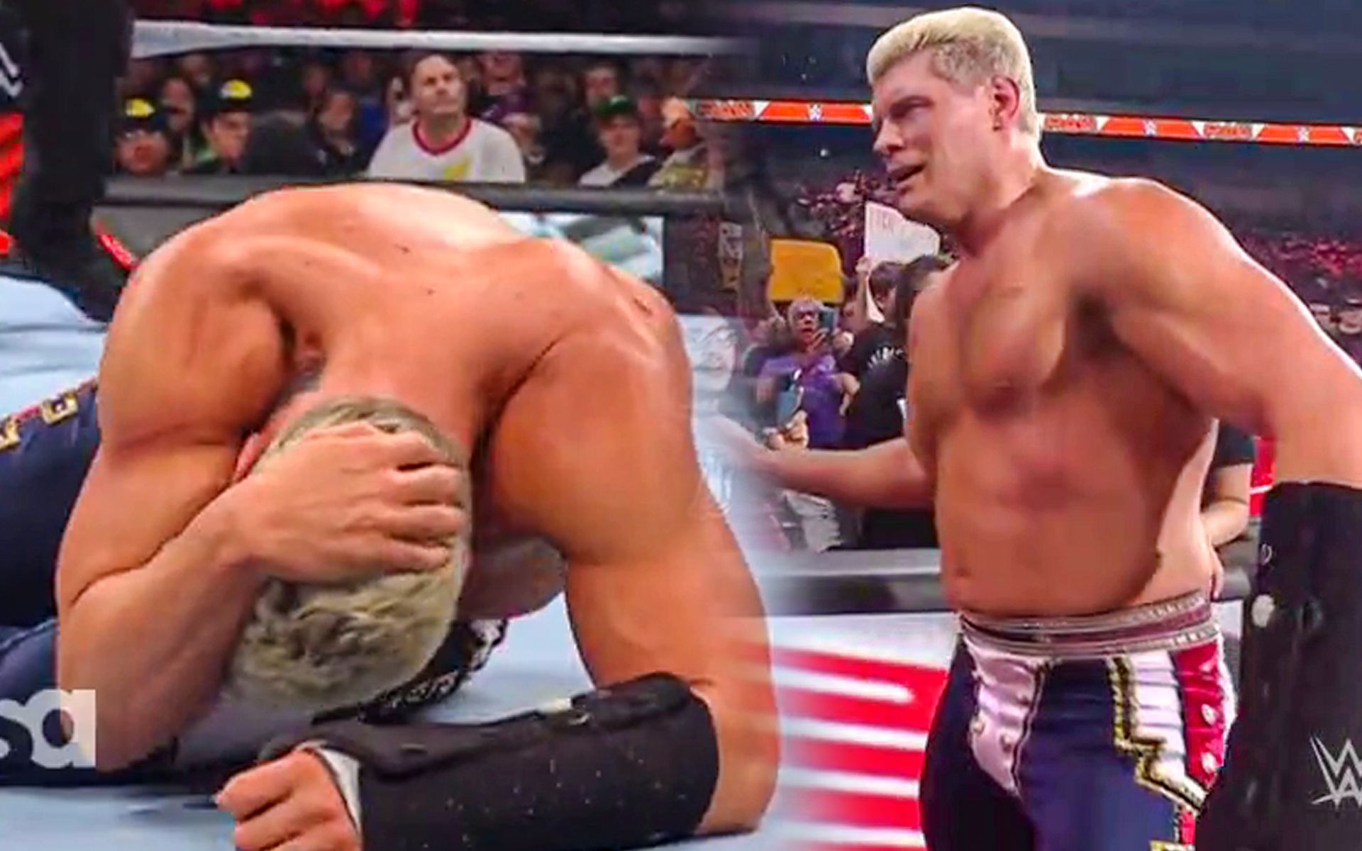 Cody Rhodes gets busted open on recent WWE Raw edition