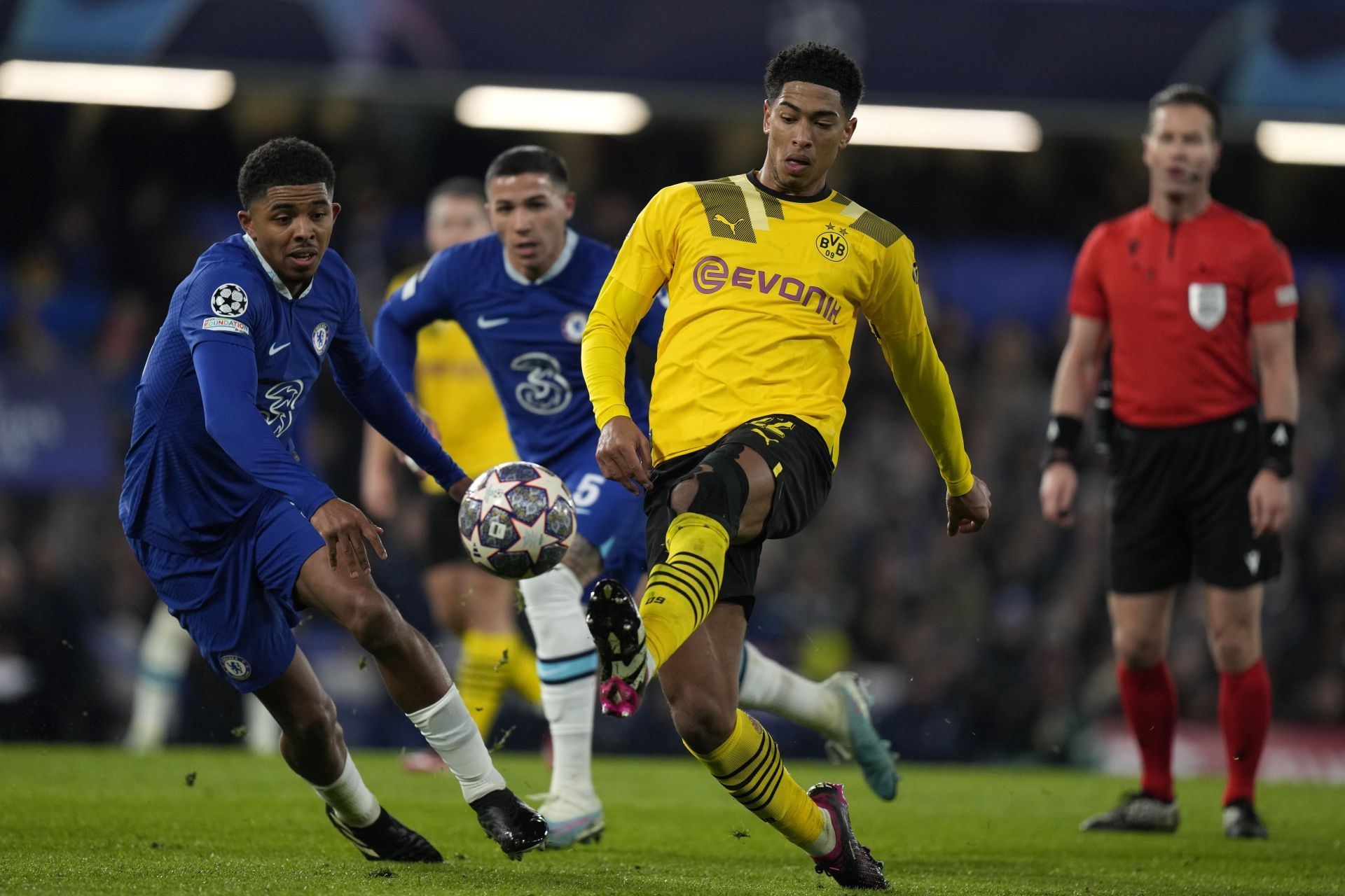 Wesley Fofana (left) is unlikely to leave Stamford Bridge this summer.