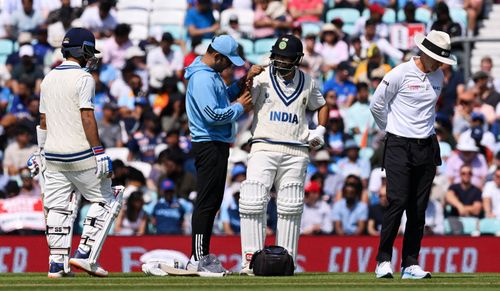 Shardul Thakur was hit multiple times on his body.