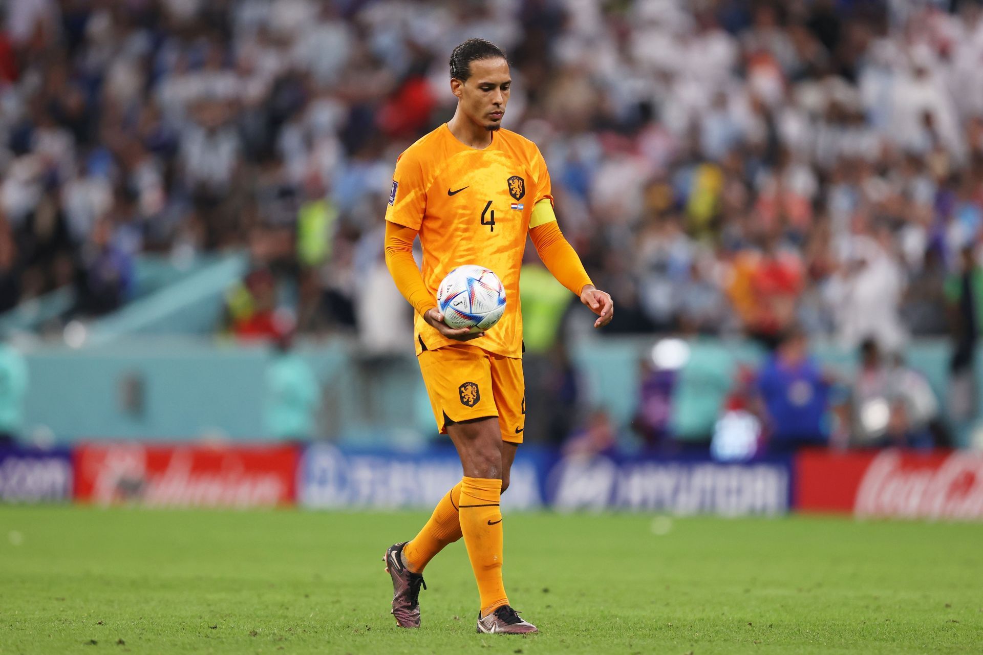 The Netherlands captain missed his penalty in the shootout.