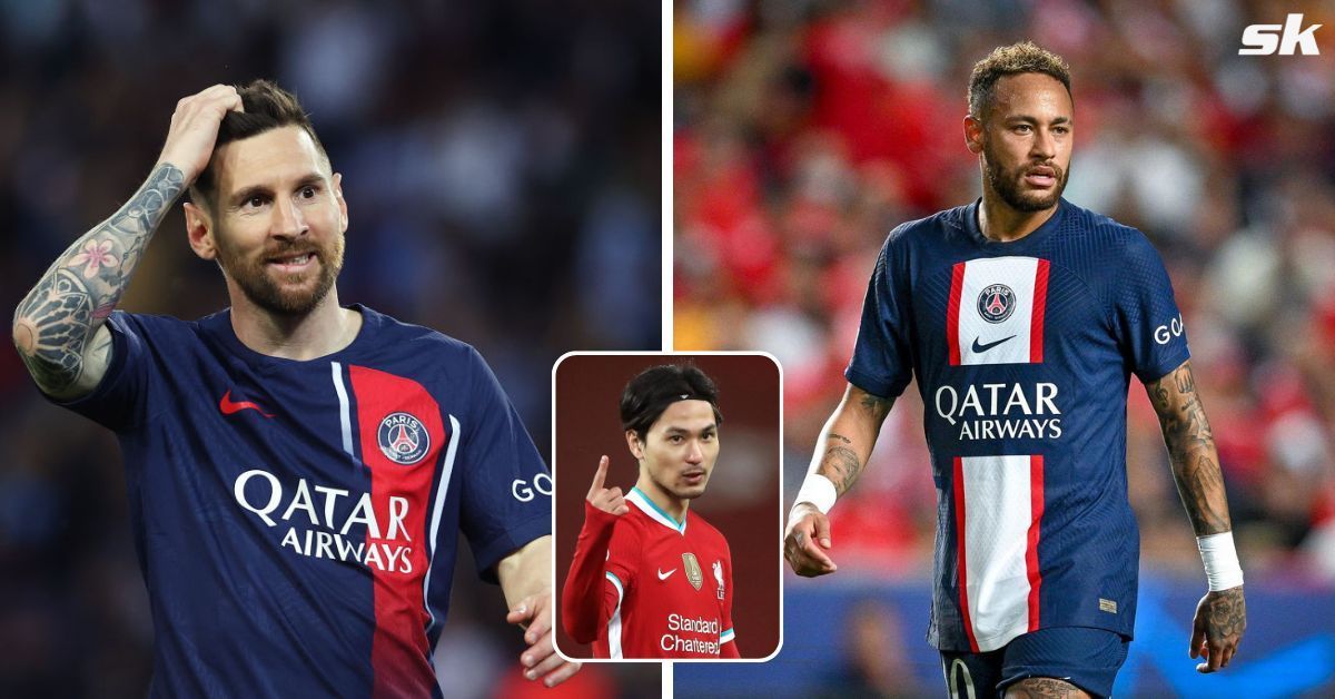 Former Liverpool star Takumi Minamino broke Lionel Messi and Neymar