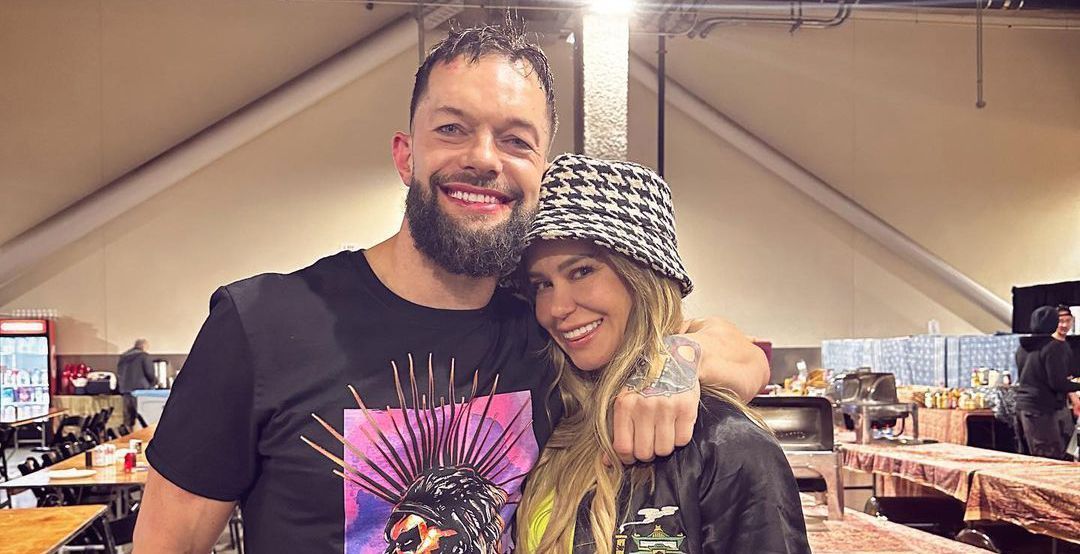 Finn Balor with his wife Veronica, Source: Veronica Rodriguez&rsquo;s Instagram