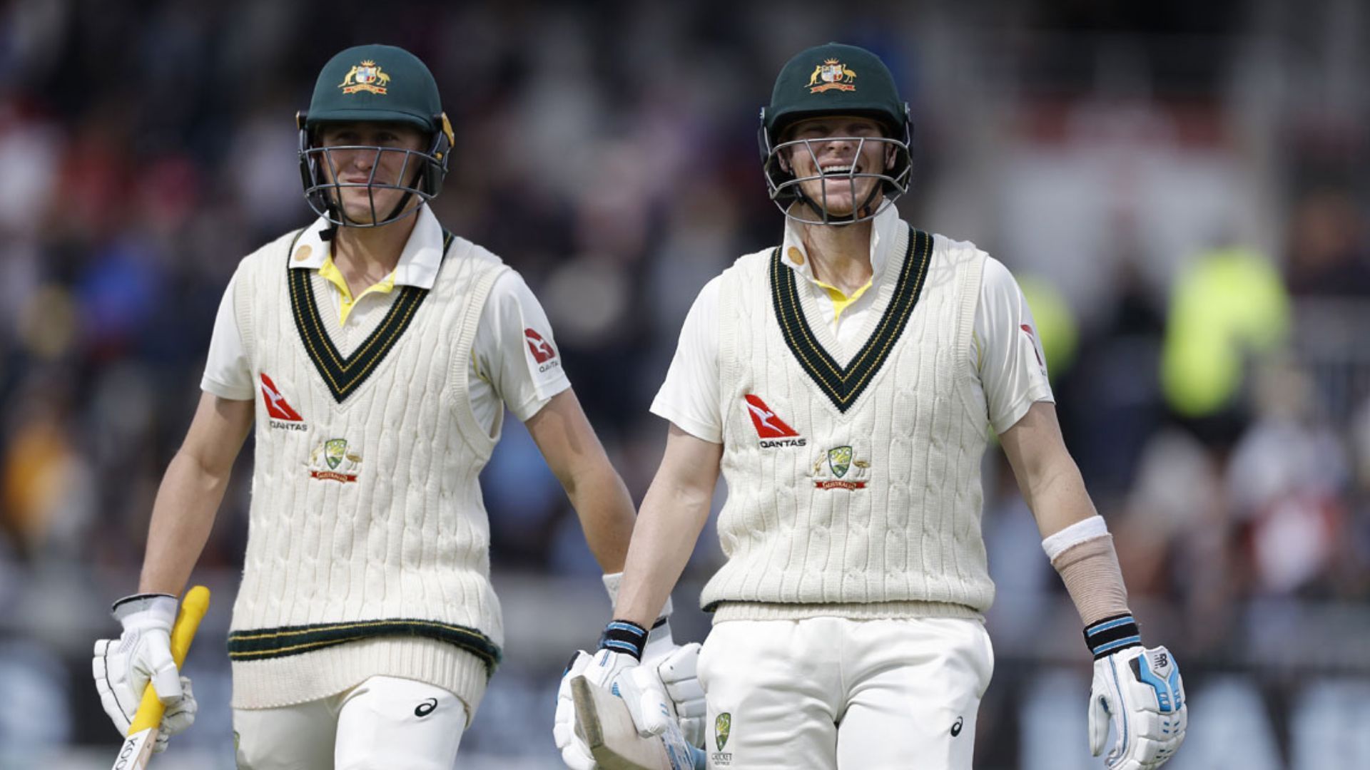 Marnus Labuschagne and Steve Smith was dismissed cheaply in the first Ashes Test at Edgaston. 