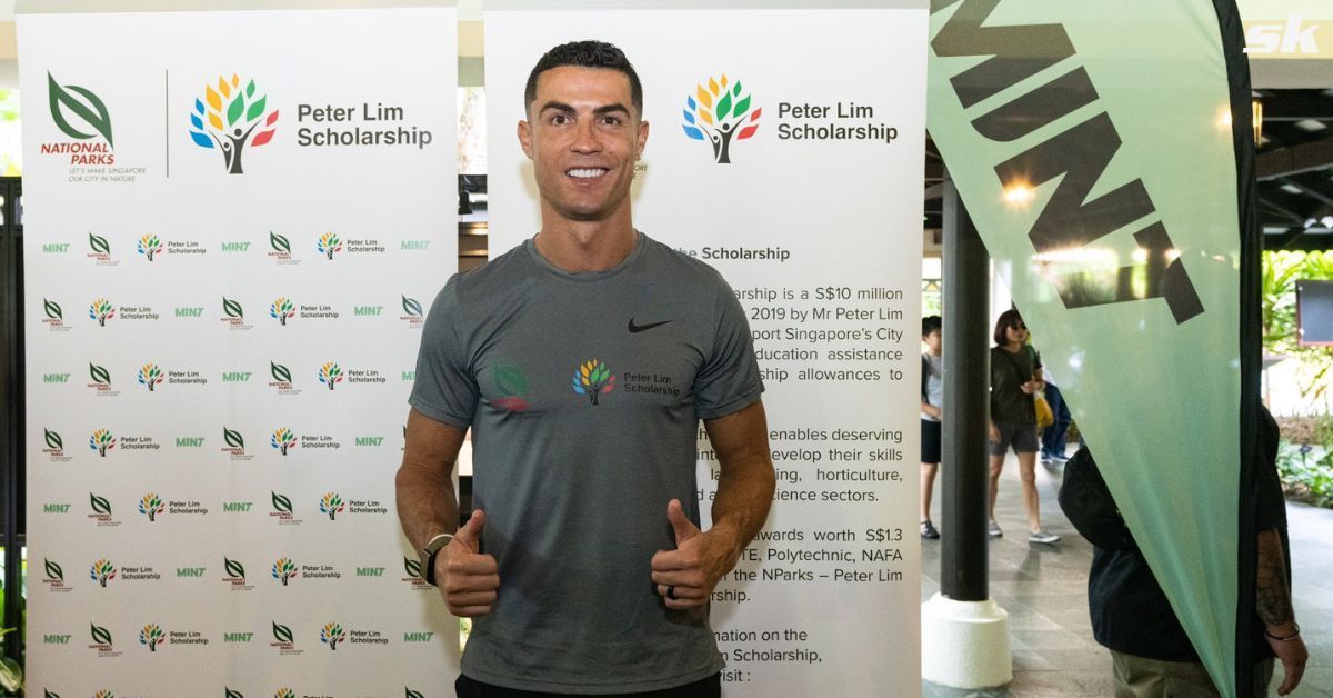 Cristiano Ronaldo recently visited Singapore