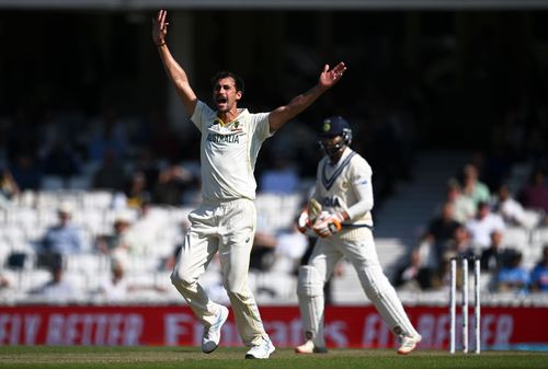 Mitchell Starc was part of Australia's bowling attack in the WTC final.