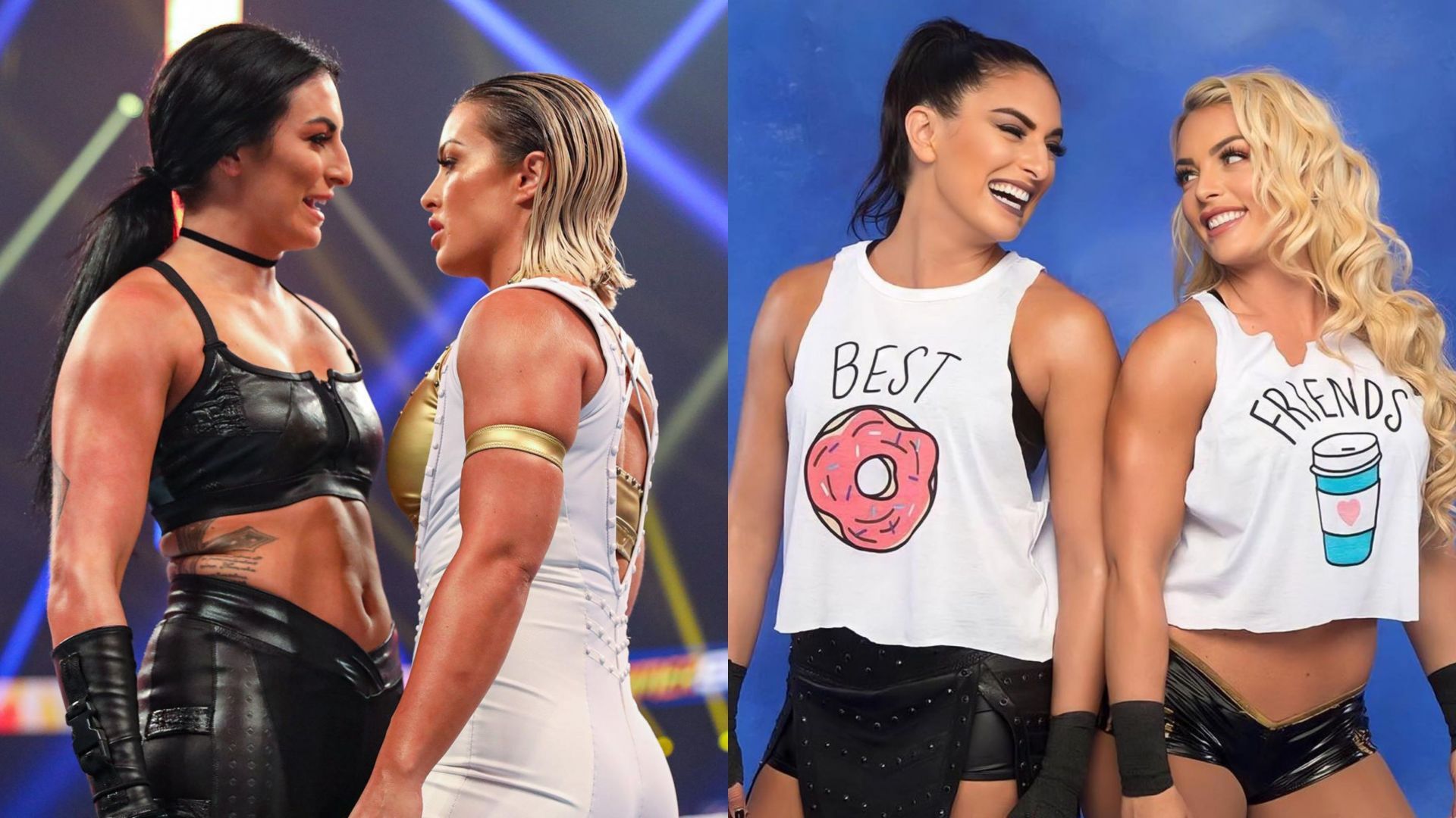 WWE Superstar Sonya Deville with former NXT Women