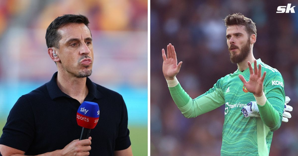Gary Neville urges Manchester United to part with David de Gea.