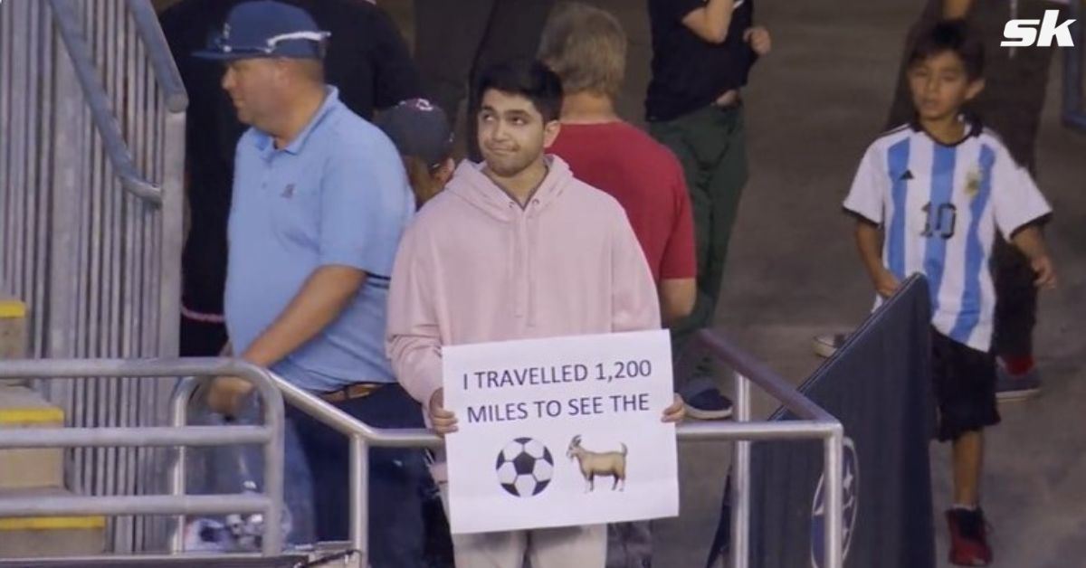 Inter Miami fan went 1200 miles to watch Lionel Messi