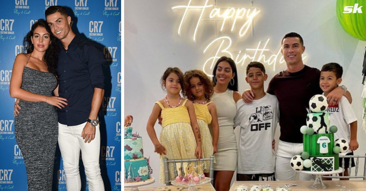 Cristiano Ronaldo and Georgina Rodriguez celebrated kids