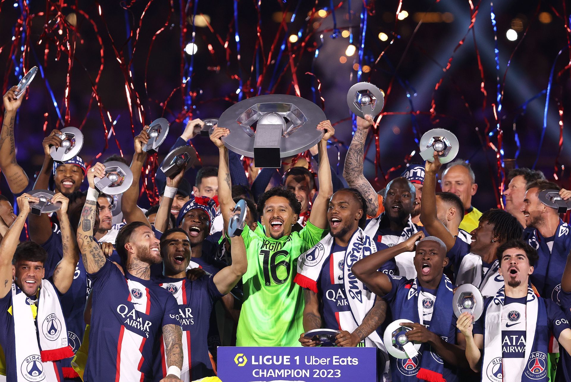 Paris Saint-Germain won Ligue 1 in 2023