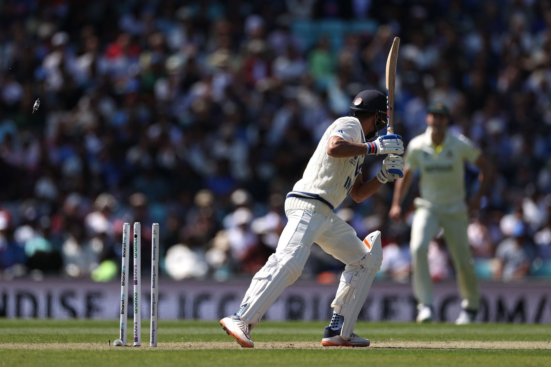 Shubman Gill was one of two Indian batters to be bowled while leaving the ball.