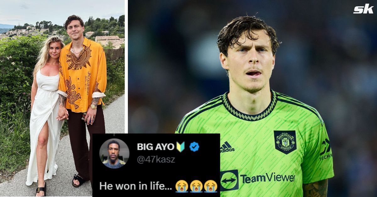Manchester United fans react as Victor Lindelof poses with his wife Maja Nilsson on Instagram 