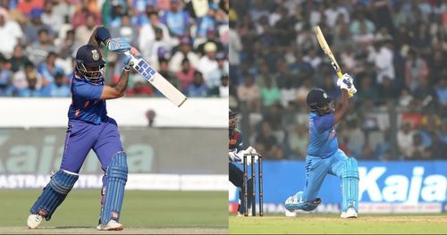 Suryakumar Yadav (L) and Sanju Samson might be India's No. 4 and No. 5 in the ODI series against West Indies.