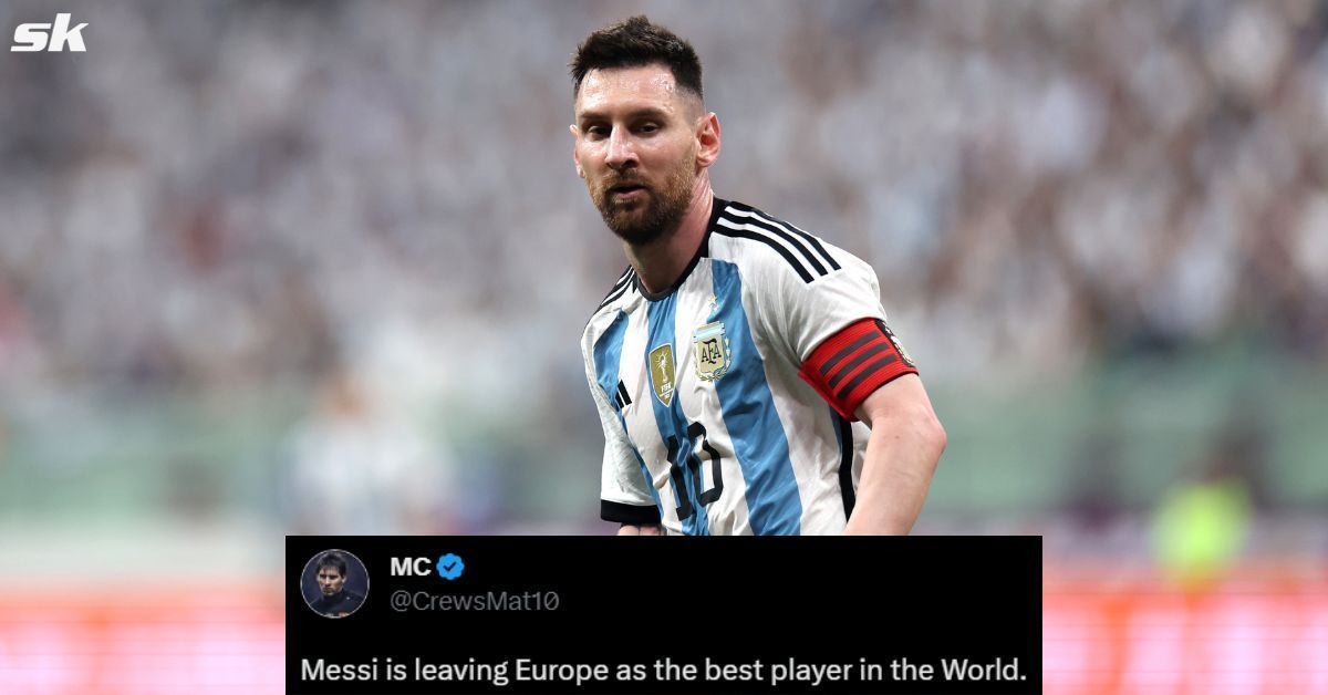 Argentina captain Lionel Messi showed up against Australia