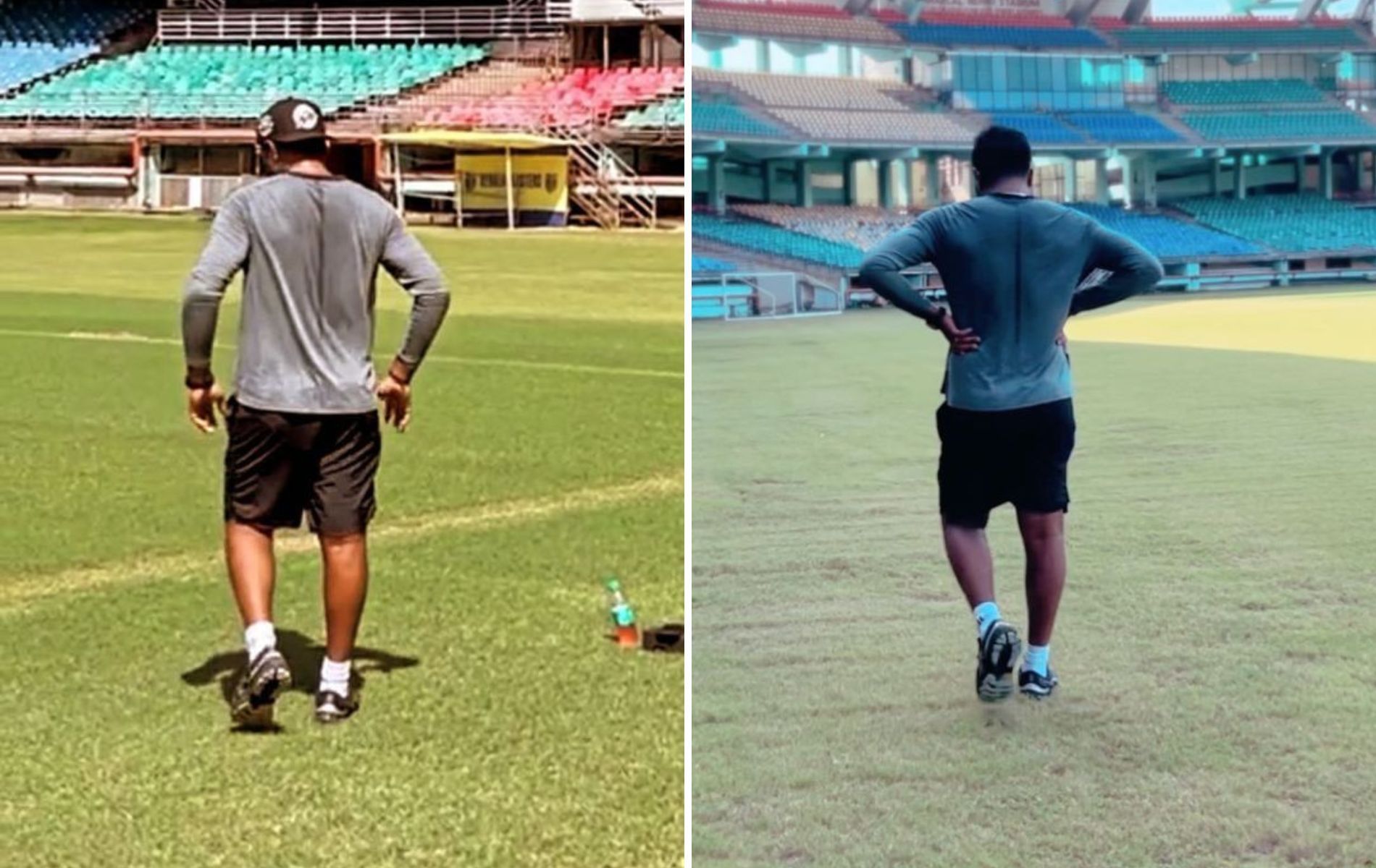 Sanju Samson during his recent training session. (Pics: Instagram)