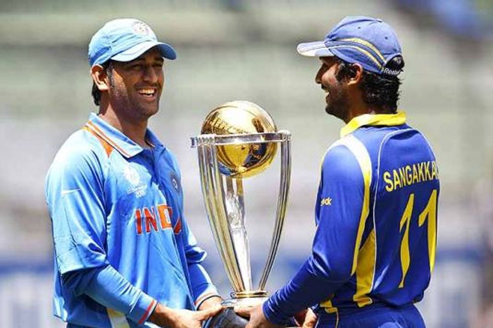 In frame, MS Dhoni and Kumar Sangakkara