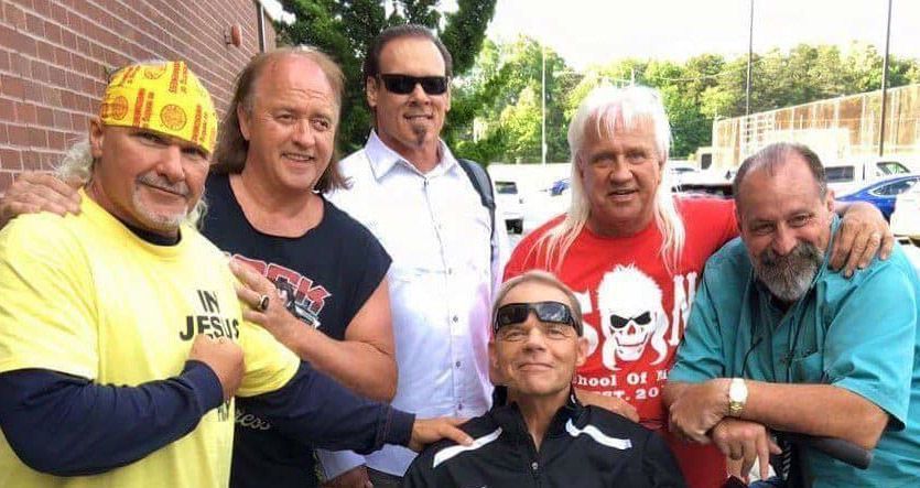 Lex with Sting and other friends, Source: Lex Luger&rsquo;s Instagram