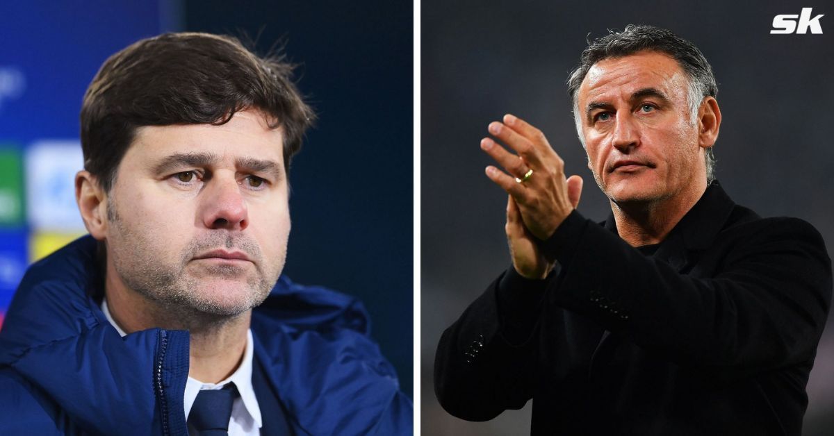 [L-to-R] Mauricio Pochettino and Christophe Galtier.