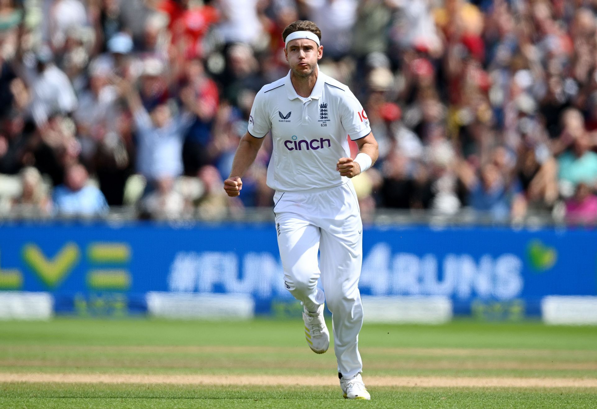 Stuart Broad looked in fine rhythm for England